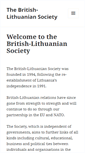 Mobile Screenshot of britishlithuaniansociety.org.uk
